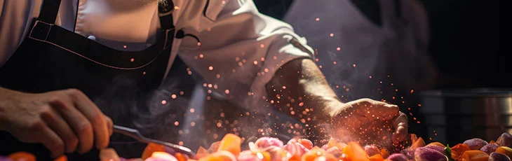 Confection de pizza, une cuisine authentique